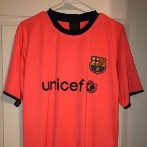 Vintage/Retro Barcelona Soccer Jersey. Dri Fit